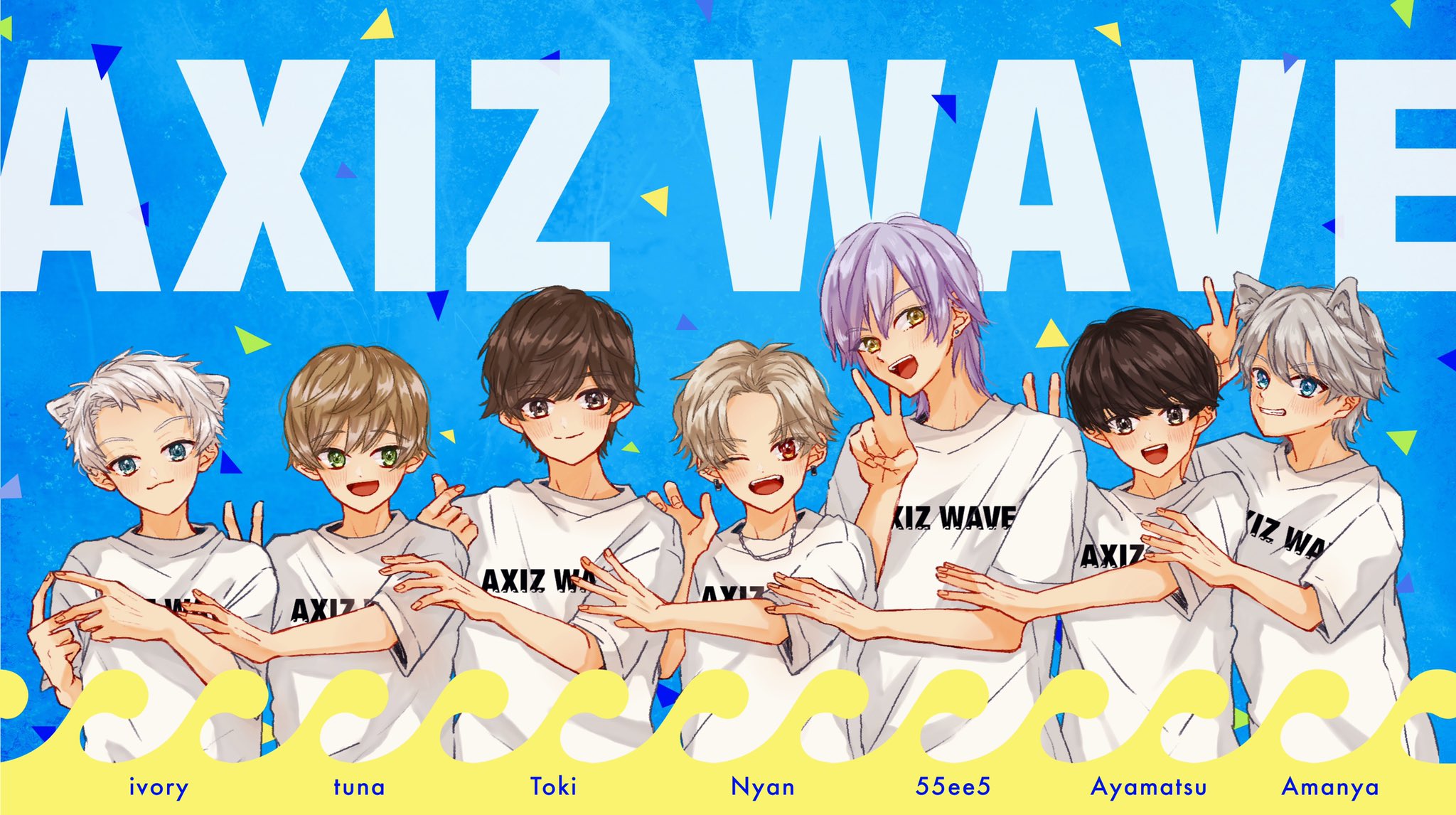 AXIZ WAVE nyan選手(笑) サイン色紙 第五人格 identity - メルカリ