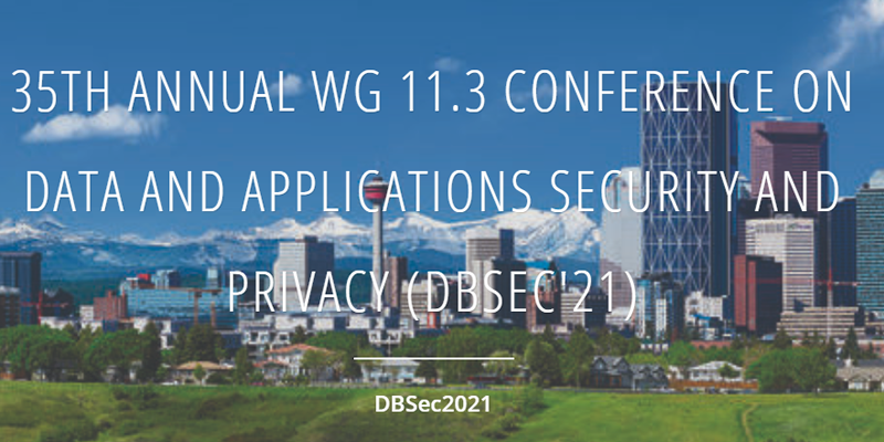 ichrysakis's tweet photo. I am very excited to announce that our full paper: A Rewarding Framework for Crowdsourcing to Increase Privacy Awareness has been accepted in the 35th IFIP WG 11.3 Working Conference on Data &amp; Applications Security and Privacy (#DBSec2021) which will be hosted in Calgary (Online) https://t.co/8RgMFGdHop