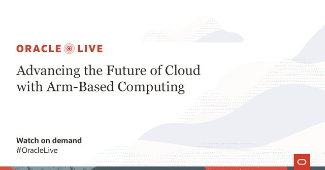 Luisje_Oracle's tweet photo. Arm + OCI is now a reality! With Oracle`s new Ampere A1 compute platform, customers and developers can start building on @Arm. Catch up on the news, now available on demand. #OracleLive https://t.co/5m6I4qWVBV https://t.co/ffwCHo3GBx