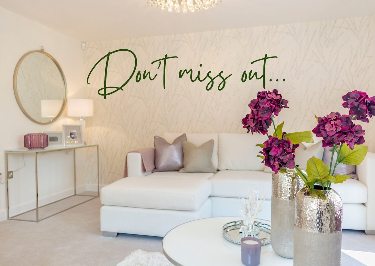 FieldFarmHomes's tweet photo. If you're interested in joining our neighbourhood, there are some opportunities you'll want to know about!

Our show home and marketing suite are available to purchase, and come with carpets, blinds and curtains 🤩

Head to https://t.co/98PcjZZ3pp to find out more.

#dontmissout https://t.co/7kFHaIzouu