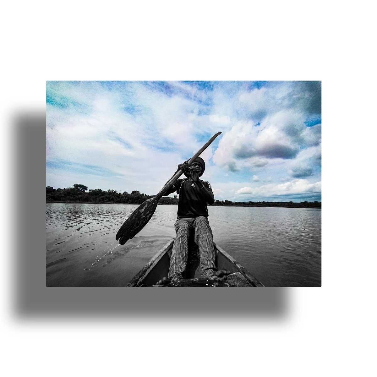 FotoNugget's tweet photo. If you school in Unilorin &amp; you'd visit the school dam soon. Please kindly help me show the canoe man my work so he can any from the four (4). He's a very humble &amp; honest person.

 I'm willing to frame any of the copies for him (free).

❤️📸 https://t.co/4bSOYklWCL