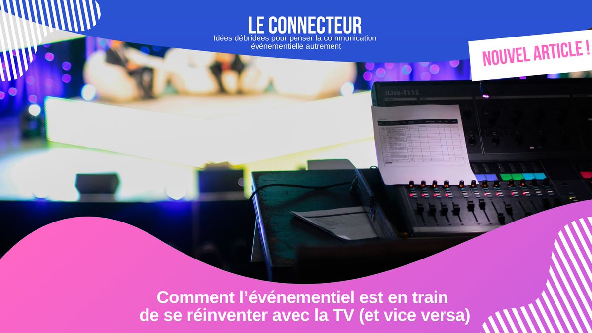 Pour capter l’attention si volatile des publics BtoB &amp; BtoC exilés sur les Internets, le secteur de l’événementiel a misé en masse sur les dispositifs d’émissions TV. Ou bien est-ce désormais l’inverse ? À lire via notre blog Le Connecteur  leconnecteur-levenement.org/comment-levene… 

#eventprofs