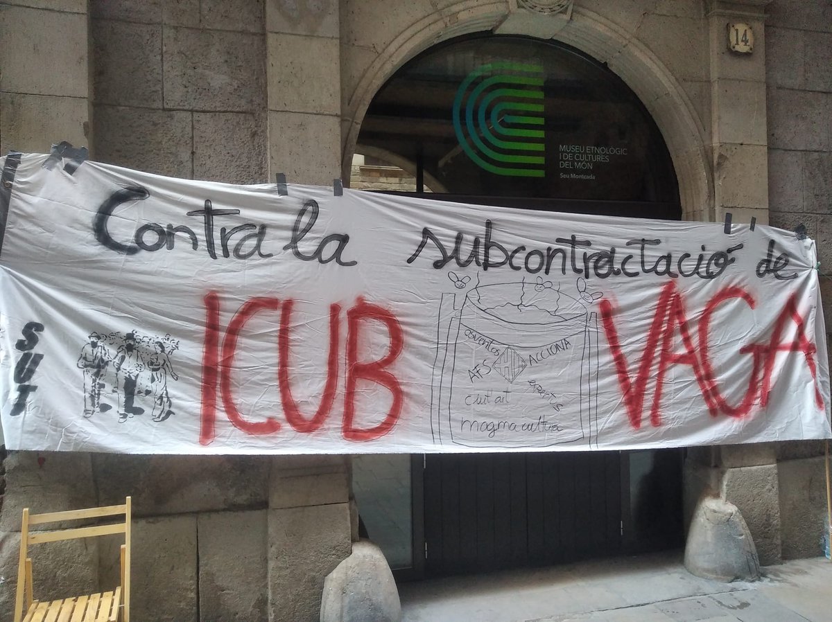 vaga_osventos's tweet photo. Comença la segona jornada de vaga de la plantilla d'atenció al públic de @MUEC_BCN @Osventos_ 

Prou reduccions de les nostres condiciones laborals! https://t.co/IFgVNTaQ6F
