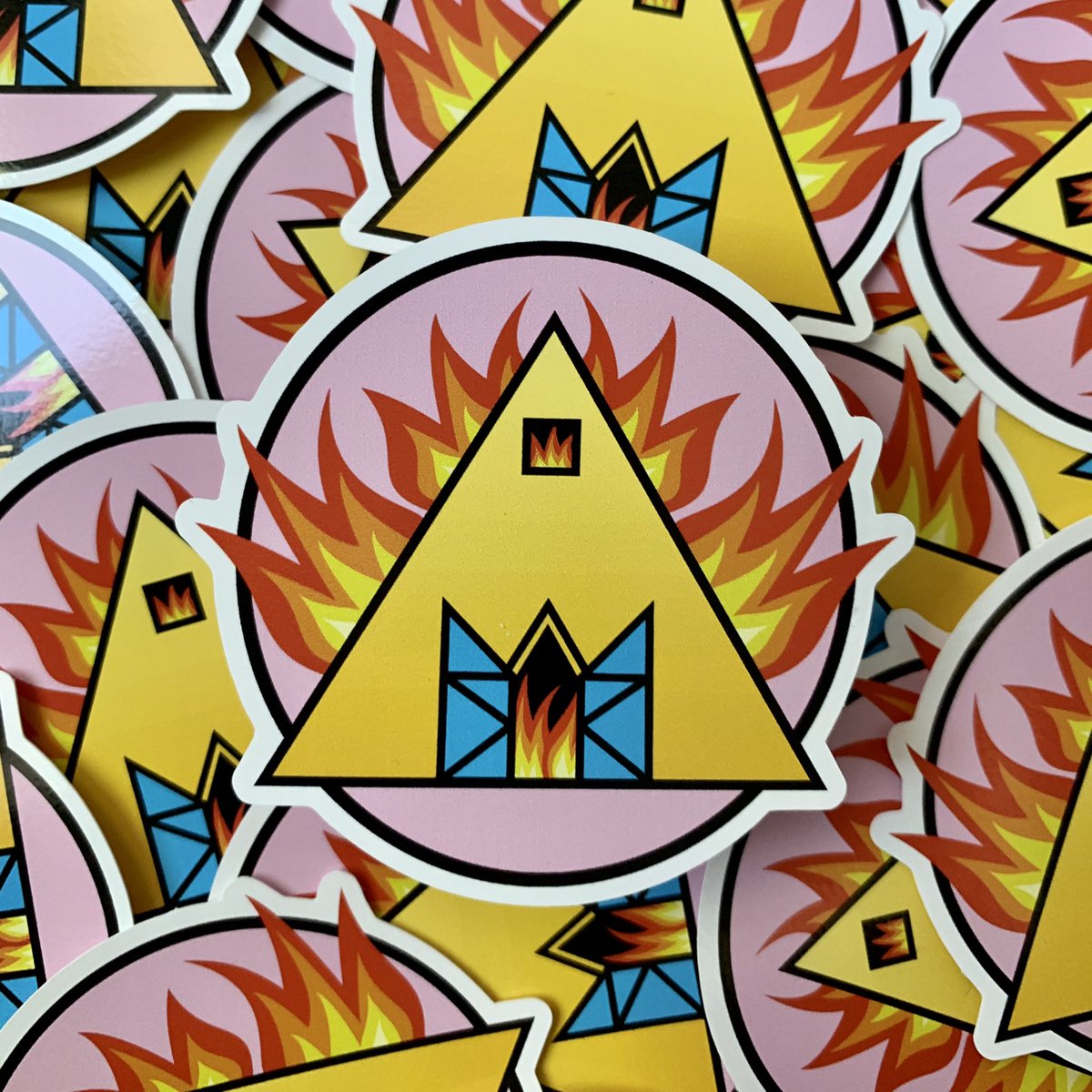 Craigisonfire's tweet photo. I’m so excited to show you folks the Midsommar sticker that is now up in my shop! 

These got a great reaction on the Midsommar Reddit last night and I sold a 1/3 of my stock of them overnight! 

Printed on a high quality waterproof vinyl. 👌🏻

Link: https://t.co/qoUf553Bzg https://t.co/9LzauXEg6L