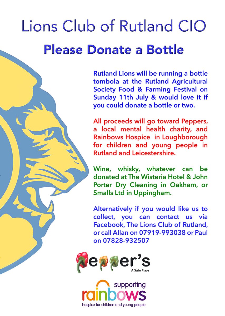 Lions Club of Rutland CIO (@rutlandlions) on Twitter photo 