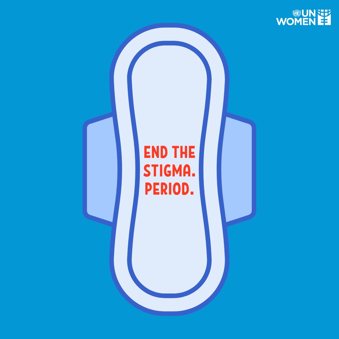 UN_Women's tweet photo. On #MenstrualHygieneDay, and every day, help break the silence, stigma and taboos around menstruation.

Get your facts: https://t.co/BpocDkYJwl https://t.co/h8QFeVXN3b