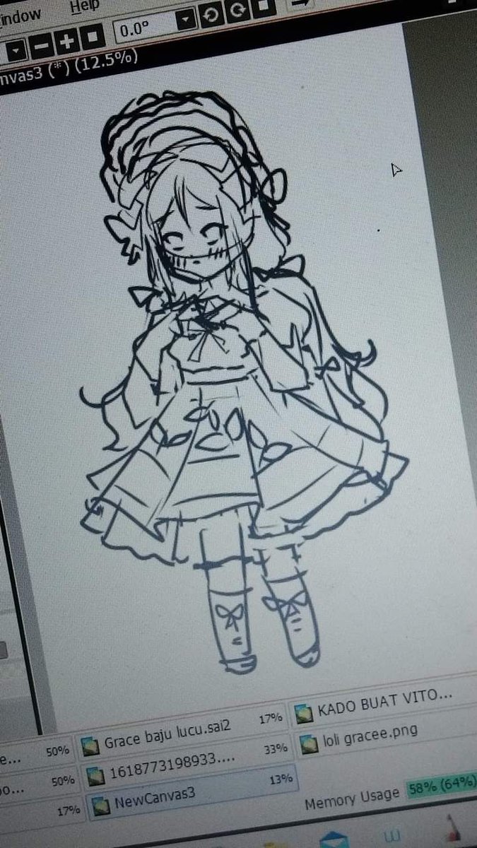 Runpii2's tweet photo. #wip #gracelynaa #miniraffle
Entahlah.. aku lagi ga mood gitu...
Ada yang mau ku gambarin kah? OCnya dijadiin loli loli? (sejak aku lagi doyan loli-)
Komen aja ocnya.. ku pilih satu yang paling imutโจ
RT are appreciated! Thanks๐h https://t.co/ey8K0tpdZ9