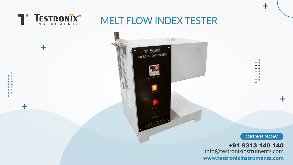 Testronixinc's tweet image. Are you looking for a reliable device to determine the viscosity of a material? Testronix Instruments will help you to evaluate the value of a high-quality melt flow index of the specimen. 
Click here: tinyurl.com/2f92dm3y
#MeltFlowTester #MeltFlowIndexTester #MFITester