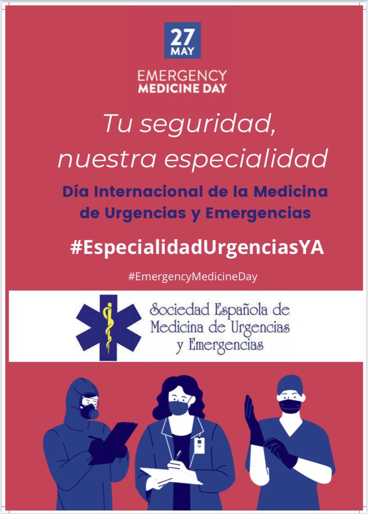 Ayer celebramos el Día Internacional de la Medicina de Urgencias y Emergencias. Aprovechamos desde aquí una antigua reivindicación, la creación de la especialidad de #Medicina y #Enfermería de Urgencias y Emergencias #EspecialidadUrgenciasYA