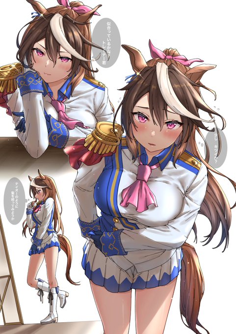 マックイーンの勝負服をトウカイテイオーに着てもらいたい ウマ娘 マックイーンの勝負服をトウカイテイオーに着てもらいたい ウマ娘