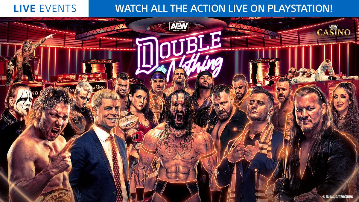 PlayStationDE's tweet photo. ☑️ Folgen
👉 Retweeten
🥳 einen von vier Store-Codes gewinnen (nur DE)
🤼  AEW Double or Nothing 2021 ansehen

👍 Wem werdet ihr zujubeln?

TNB: https://t.co/Z2YK38zyvi #PS4 https://t.co/9lPEbOeAYY