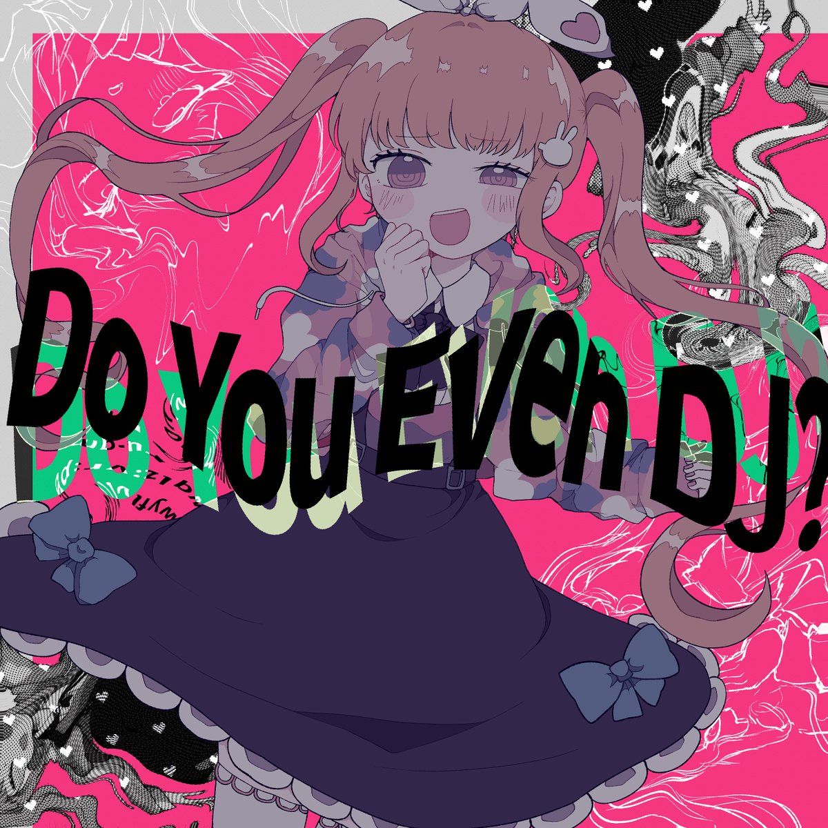 「お待たせしました‼
『Do You Even DJ? (feat. Neko H」|電音部プロジェクト公式のイラスト