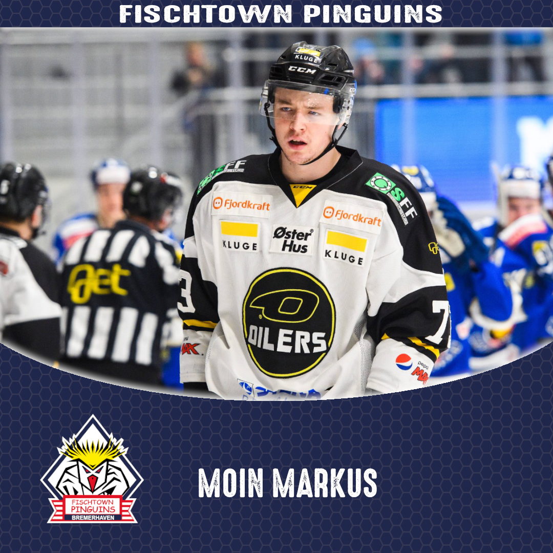 Junger Center für die Pinguins 

Markus Vikingstad wandelt auf den Spuren seines Vaters.
Die komplette News lest ihr auf fischtown-pinguins.de
#Moin #WIRsindBHV