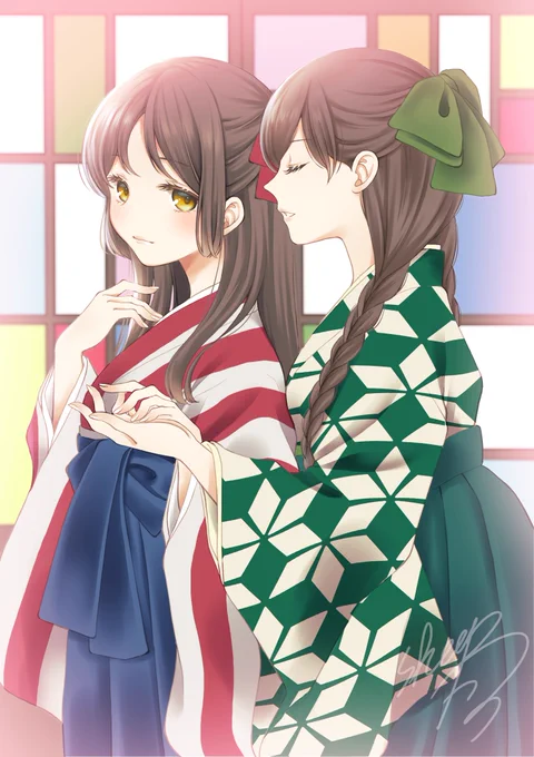 #みなさん去年の今頃はどんな絵描いてましたか

大正ロマン百合 