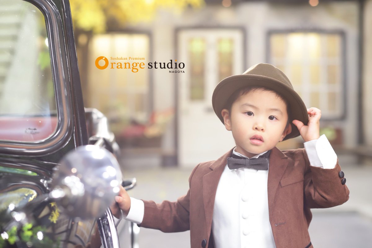オレンジスタジオ名古屋 V Twitter お帽子被ってオシャレに ポーズも上手に出来ました オレンジスタジオ 名古屋 愛知 記念写真 記念日 家族 七五三