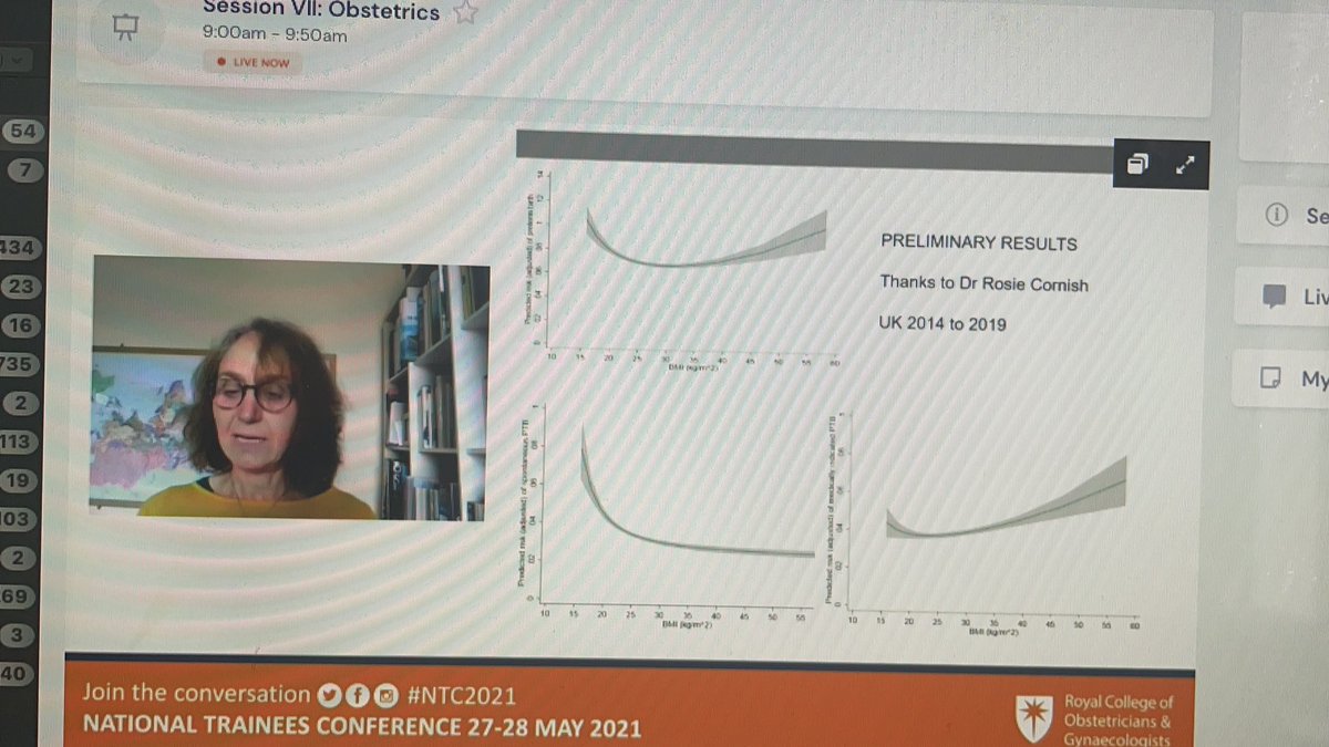 neilajryan's tweet photo. First lecture is from the internationally renowned @CO90s lead @DeborahLawlor2 - the affect of maternal adiposity on maternal and foetal outcomes. #NTC2021 @NTC_Committee https://t.co/Cyqkta0r02