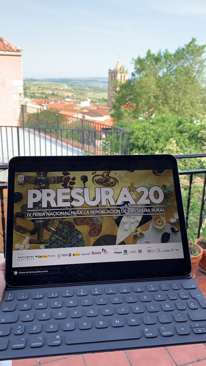 Esperando el comienzo de #Presura20 con más mejores vistas de La Raya
<a href="/coworking_soria/">El Hueco</a> <a href="/joaquinalcalde/">Joaquin Alcalde</a> 
¡¡¡Se avecina mañana interesante!!!
#cohesionterritorial #espectativas