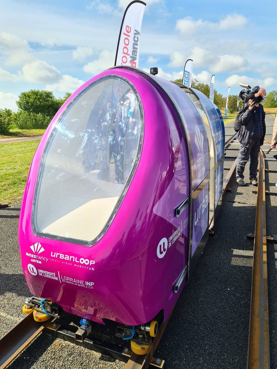 Vince Maret (@vincemaret) on Twitter photo World record for <a href="/UrbanLoop_Nancy/">Urbanloop</a> . The road opens to #smartmobility
,<a href="/FBonnifet/">Fabrice Bonnifet</a> <a href="/ChLienard/">Lienard Christophe</a> <a href="/Djebbari_JB/">Jean-Baptiste Djebbari</a> <a href="/MinesNancy/">Mines Nancy</a> <a href="/futuramobility1/">Futura-Mobility</a> World record for <a href="/UrbanLoop_Nancy/">Urbanloop</a> . The road opens to #smartmobility
,<a href="/FBonnifet/">Fabrice Bonnifet</a> <a href="/ChLienard/">Lienard Christophe</a> <a href="/Djebbari_JB/">Jean-Baptiste Djebbari</a> <a href="/MinesNancy/">Mines Nancy</a> <a href="/futuramobility1/">Futura-Mobility</a>