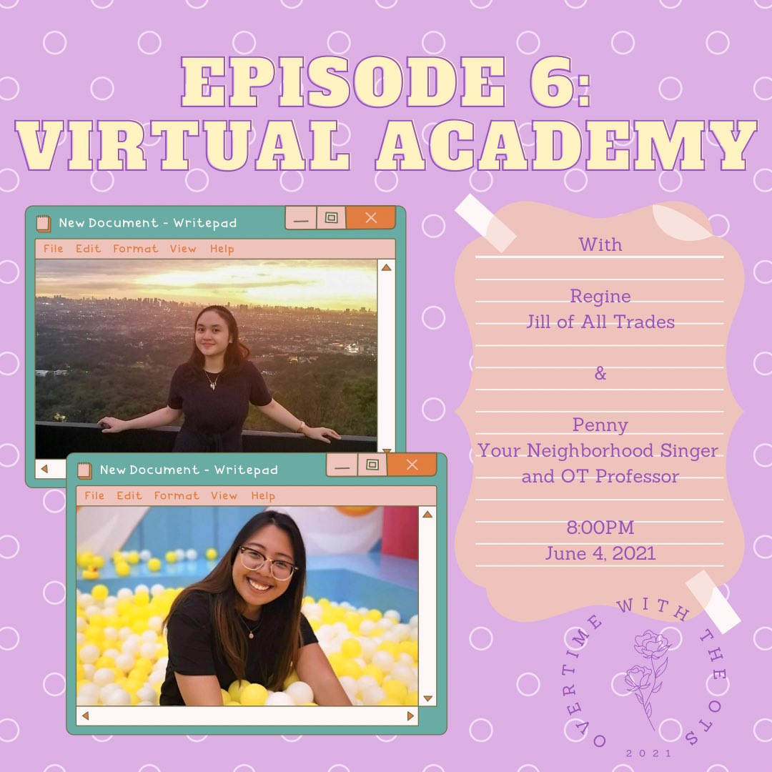 Have online classes been driving you crazy? This June 4, 2021, OTs, Regine and Penny, discuss the ideal online class setup to help you maximize this new learning experience.

🔗linktr.ee/otwiththeots
