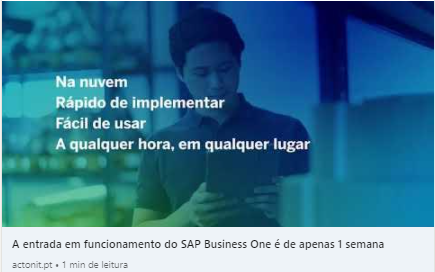 ClaudioPedras's tweet photo. Um ERP SAP a partir de apenas €89/mês - Sim é possível
SAP ERP from just € 89 / month - Yes it is possible
Veja o vídeo - See the video - 𝗔𝗖𝗧𝗢𝗡 𝗜𝗧 Working Business - The Best Run 𝗦𝗔𝗣
https://t.co/zy72xeaPI4 https://t.co/VKNKFQ1QMx