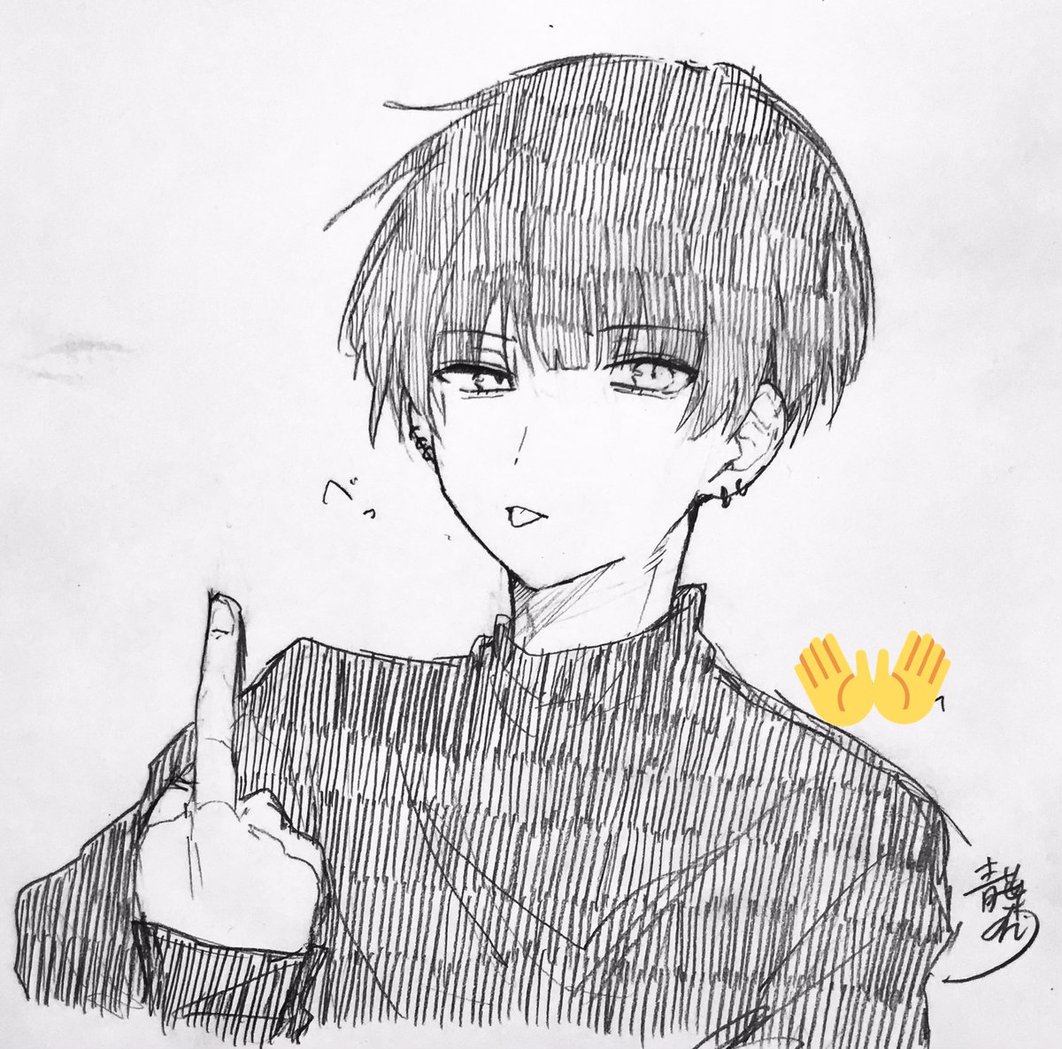 Twoucan 黒髪マッシュ の注目ツイート イラスト マンガ