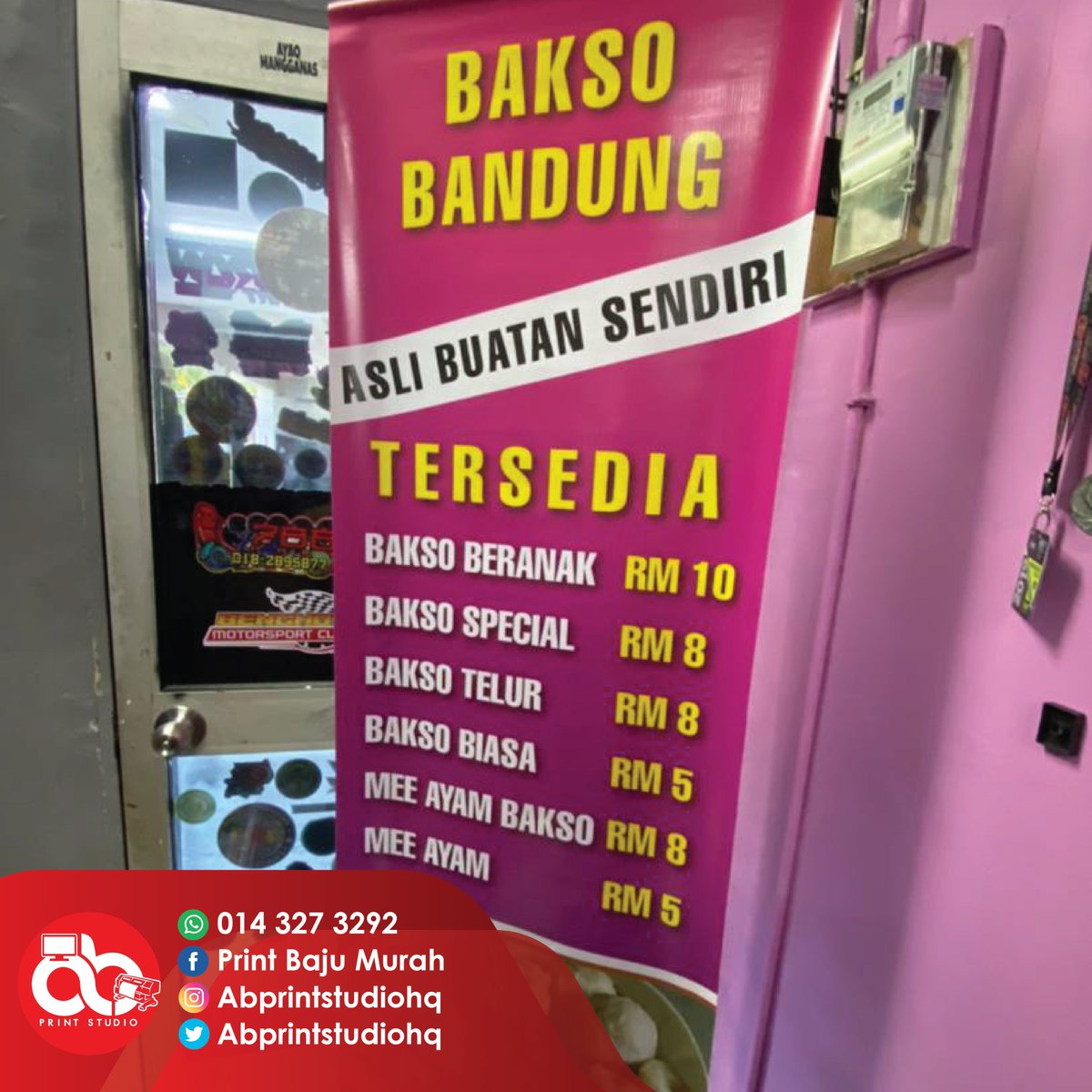 abprintstudio's tweet image. Klik LINK di bawah untuk tempah sekarang !!
linktr.ee/abprintstudio