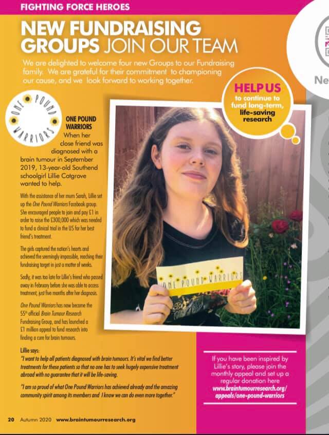 Charlie (@charlie_all) on Twitter photo Lillie the founder of our fab <a href="/braintumourrsch/">Brain Tumour Research</a> Fundraising Group the <a href="/OnePoundWarrior/">One Pound Warriors Official</a> turns 15 today🥳
It would be just wonderful if we could show her some #birthday love 💛 We are so very proud of Lillie for all that she does 🙏#superlillie #braintumours Lillie the founder of our fab <a href="/braintumourrsch/">Brain Tumour Research</a> Fundraising Group the <a href="/OnePoundWarrior/">One Pound Warriors Official</a> turns 15 today🥳
It would be just wonderful if we could show her some #birthday love 💛 We are so very proud of Lillie for all that she does 🙏#superlillie #braintumours
