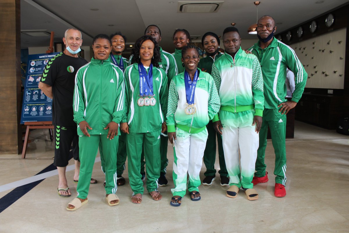 goldentulipnrb's tweet photo. Congratulations to the Nigerian team for emerging victorious in the 49kg weight category of the
Africa weightlifting federation qualifier competition yesterday.
#goldentulipwestlands #goldentulipexperience #goldentulipafrica #playtimeanytime #timetoinspire #timetopushyourself https://t.co/kIylXg2llQ