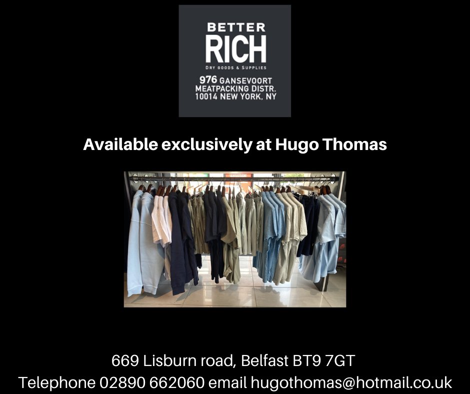hugothomasni's tweet photo. Shop Better Rich exclusively at Hugo Thomas. https://t.co/ZwiEFyZkU7