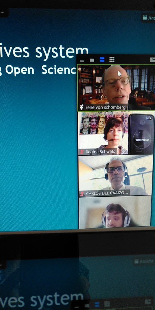 ProjectGreco's tweet image. Opening our #final #event with the #talk of Dr. Dr. phil. René von Schomberg@vonschomberg - all in favour of institutional change for #OpenScience!
#GreenNewDeal 
#HorizonEU 
#openaccess 
#OpenData