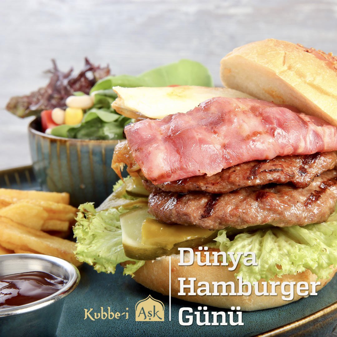 Bugün yılın en güzel günü!
Dünya Hamburger Günü Kutlu Olsun! 🤞🍔😋

#dünyahamburgergünü #burgerday #kubbeiask #süleymaniye #istanbul #hamburger #burger #nationalburgerday #hamburgergünü