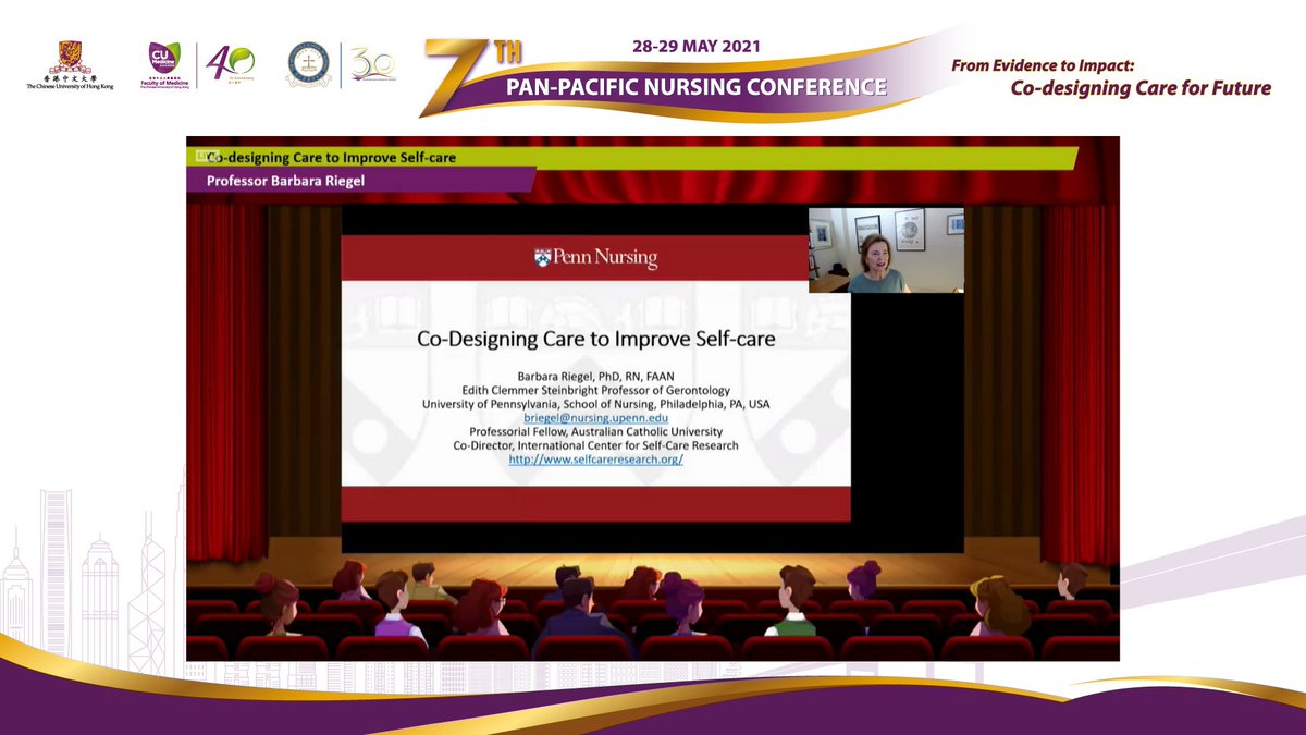 7thpanpacificnc's tweet photo. @RiegelBarbara from @PennNursing gave a keynote presentation on “Co-designing care to improve self-care”👏 https://t.co/YkR6SK1I09