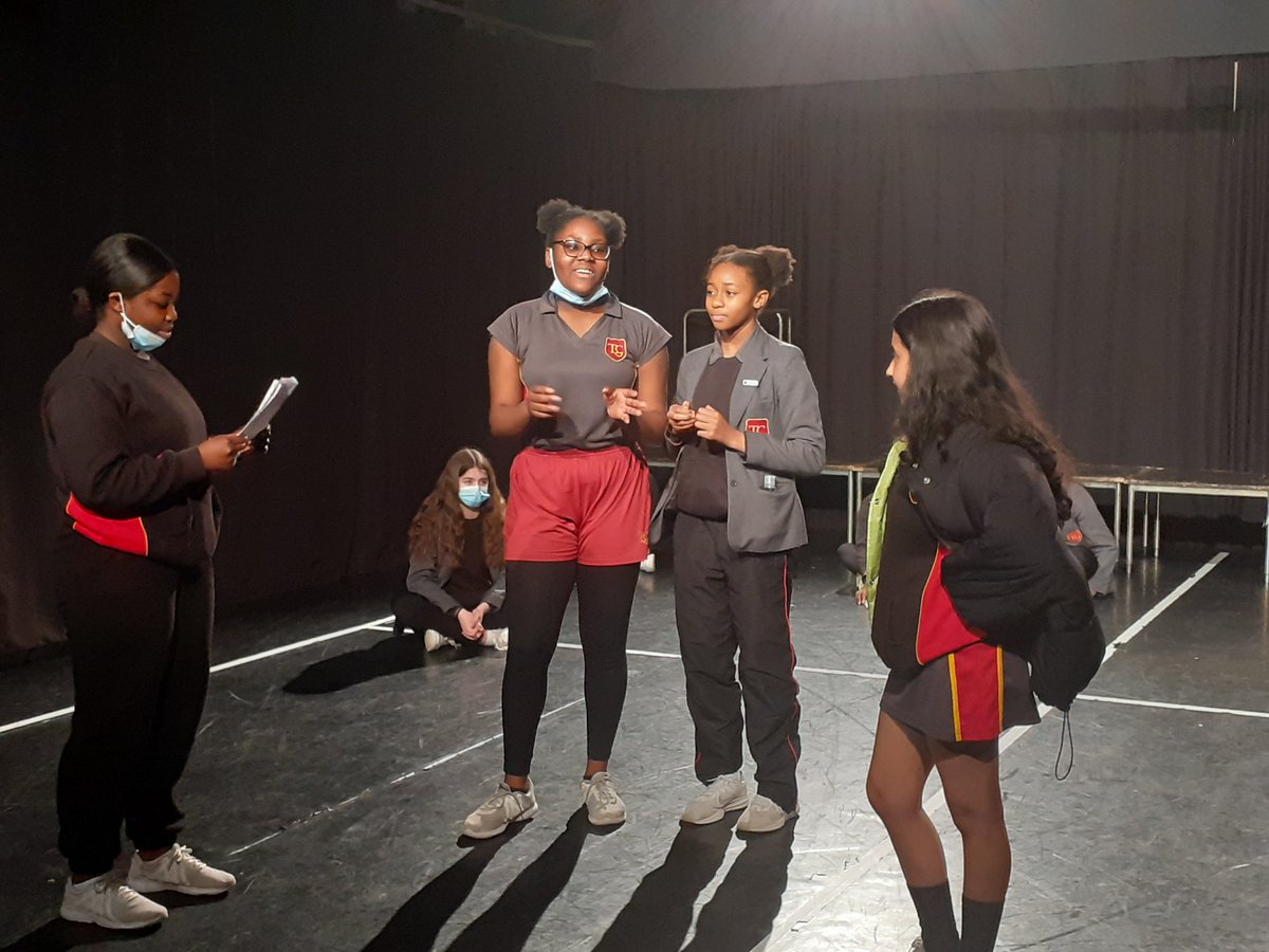 Year 8 practicing their #hairspray performance. A brilliant start to the #EduArtsFest day 🥳