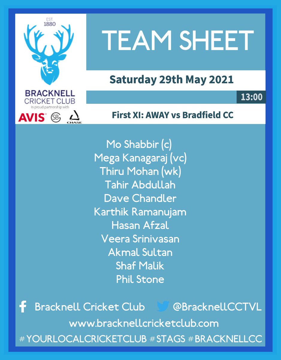 BracknellCCTVL's tweet photo. We have 3 games going ahead this weekend 🏏

Good luck to all playing 🦌

#yourlocalcricketclub #stags #bracknellcc https://t.co/1tqxOYYLPj