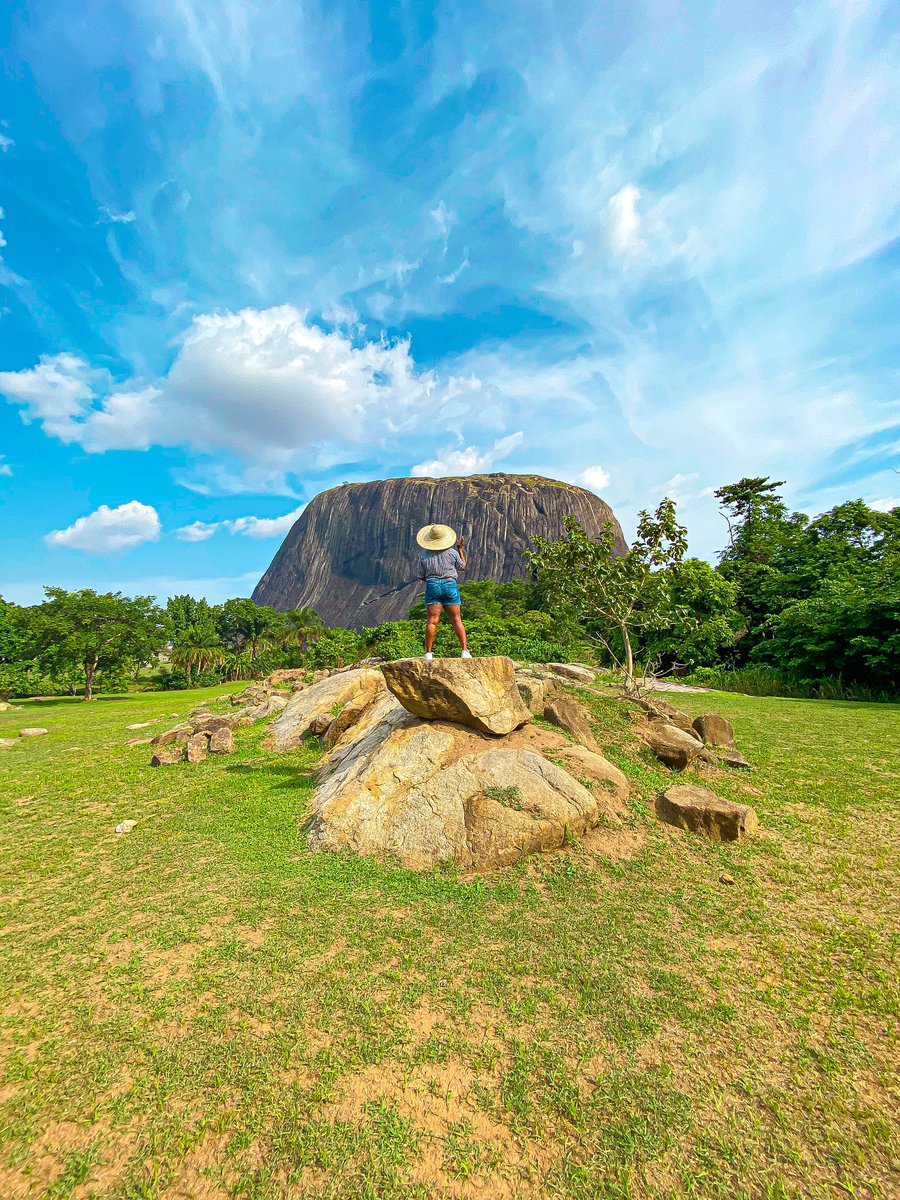 ___Abby14's tweet image. Just chilling at Zuma Rock. 

#abuja #abujatwittercommumity
