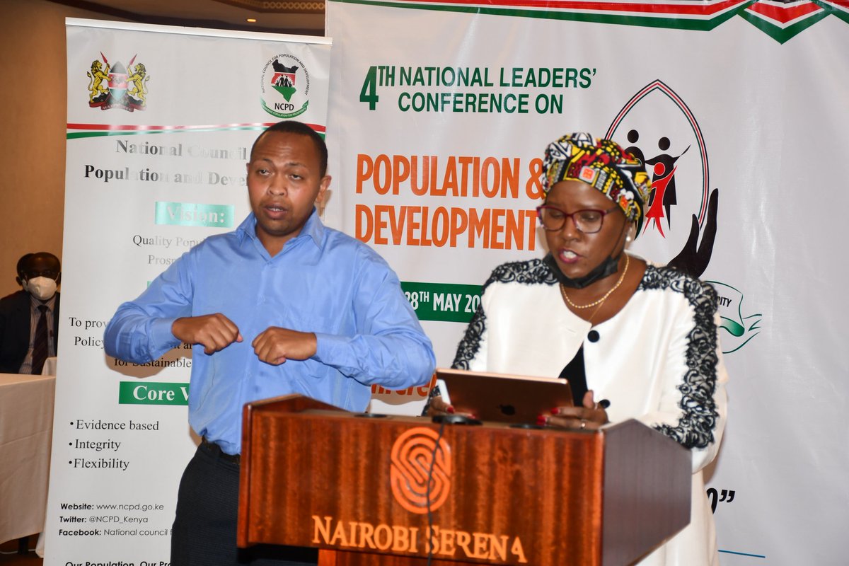 NCPD_Kenya's tweet photo. Ms. @SiparoAngeline the Country Director @PRB_Kenya
and Chair @NACC_Kenya
 Makes her remarks during the closing ceremony of the #PopulationConferenceKenya
@DrAbeySheikh @cbs_ke @Planning_Ke @StateHouseKenya @icrhk_official https://t.co/xRTyI2sy4h
