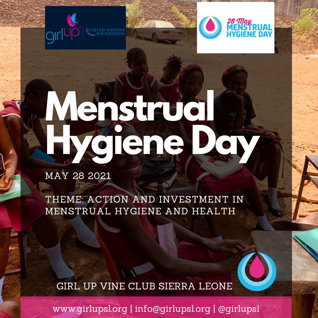 End #PeriodPoverty by supporting actions &amp; investments in Menstrual Hygiene and Health! More than half of the world menstruates — we need tax free products, destigmatized spaces, inclusive curriculums &amp; more! 

#MenstrualHygieneDay
#MenstruationMatters
#May28