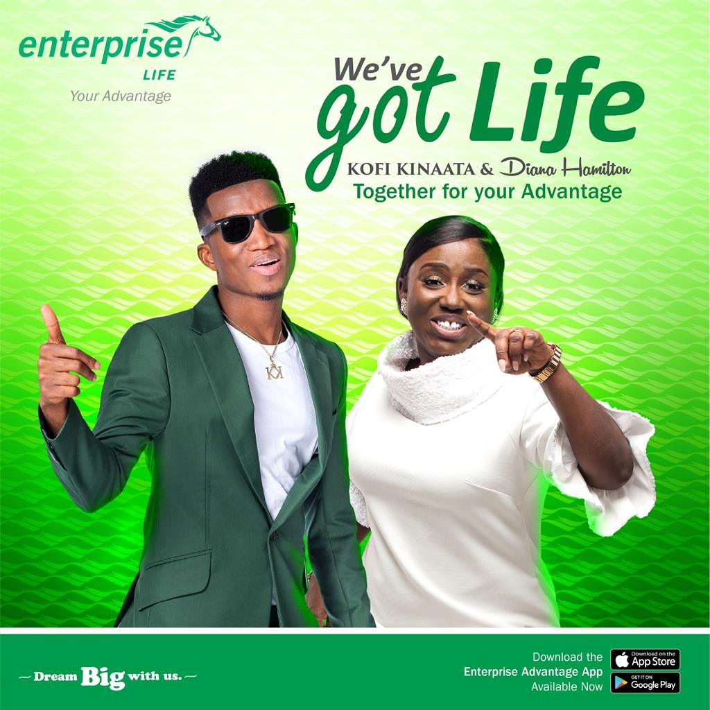 dianaahamilton's tweet photo. DH

Hello Family, @KinaataGh and I, as Enterprise Life Brand Ambassadors are here to work Together towards your Advantage. Are you ready? #WeveGotLife #YourAdvantage #EnterpriseLife #DigitalEnterprise
#WeveGotLife💚💚💚 https://t.co/ktKJsRh3sE
