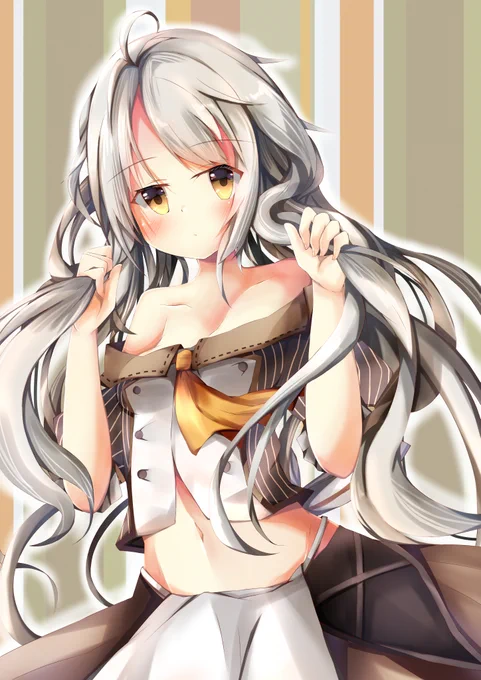コムギもツインテールにしたら、にぃは可愛いって言ってくれますか…? #花騎士 #フラワーナイトガールイラスト 