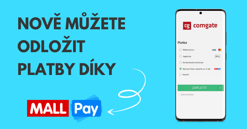 comgate_cz's tweet photo. Odložená platba Mall Pay je nově dostupná na více než 7 000 e-shopech s platební bránou ComGate. Věříme, že Mall Pay přinese e-shopům vyšší šanci na dokončení nákupu oproti jiným platebním metodám.
Více informací se dočtete v článku na našem blogu. 👇
https://t.co/tmwl0vnLOw https://t.co/p2EowigyBO