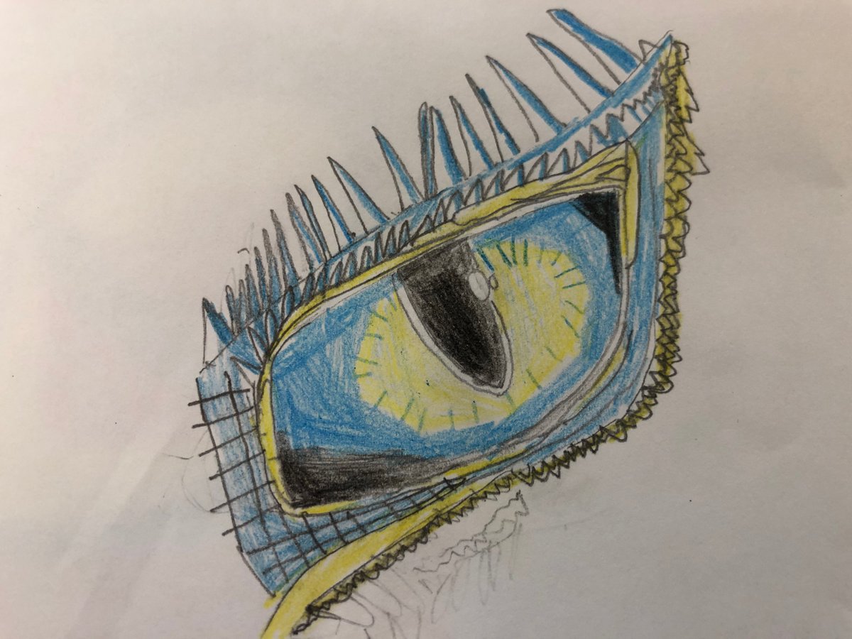 t's been Creative Week at St Andrew’s this week. Willow have been inspired by Grendal’s eye to create stunning sketches whilst using colour and then sculpted clay to bring their ideas to life. Well done Willow Class! #workinghard #learningtogether