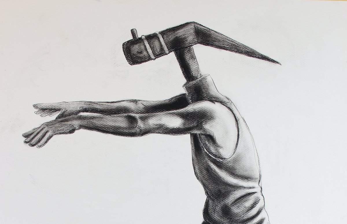 ArtesMundi's tweet image. ✨NEW TEXT✨  

Today on the AM Journal, 'Faengoch (Red Vein)' by @gwenillwyd

"That night, before falling asleep, I imagine opening my mouth Predator style to make way for a huge, cold, metal anvil that replaces my head." 

bit.ly/Faengoch