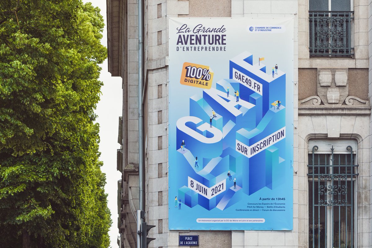 Après le report de l'édition 2020, l'identité de la Grande Aventure d'Entreprendre que nous avions conçue l'an dernier prend enfin son envol grâce à une édition 100% digitale !

👉 La suite sur gae49.fr
—
Photo : @ChrisMartPhoto