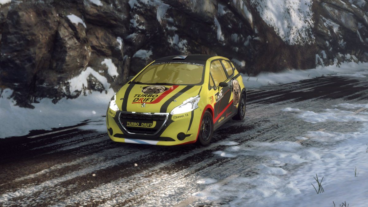 JRCdirt's tweet photo. No chance you'll miss the @DriftTurbo Yellow Pug in Monte-Carlo! https://t.co/0ebNzTDSYT