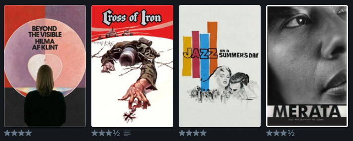 ethan_tucker's tweet photo. #LastFourWatched #HilmaafKlint #Peckinpah #Jazz #Merata https://t.co/EepeaEcMC0