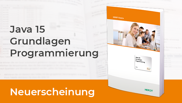 W_H_Neubert's tweet photo. 📍Neuerscheinung:

🔝 Mit dem Buch „Java 15 – Grundlagen Programmierung“ erhalten Sie das Know-how, um Programme objektorientiert zu entwerfen. 

✅ Ab sofort verfügbar in Ihrem lokalen HERDT Shop und auf HERDT Campus | All you can read.

Bei Fragen einfach eine PM senden. https://t.co/26AhVS6qJA