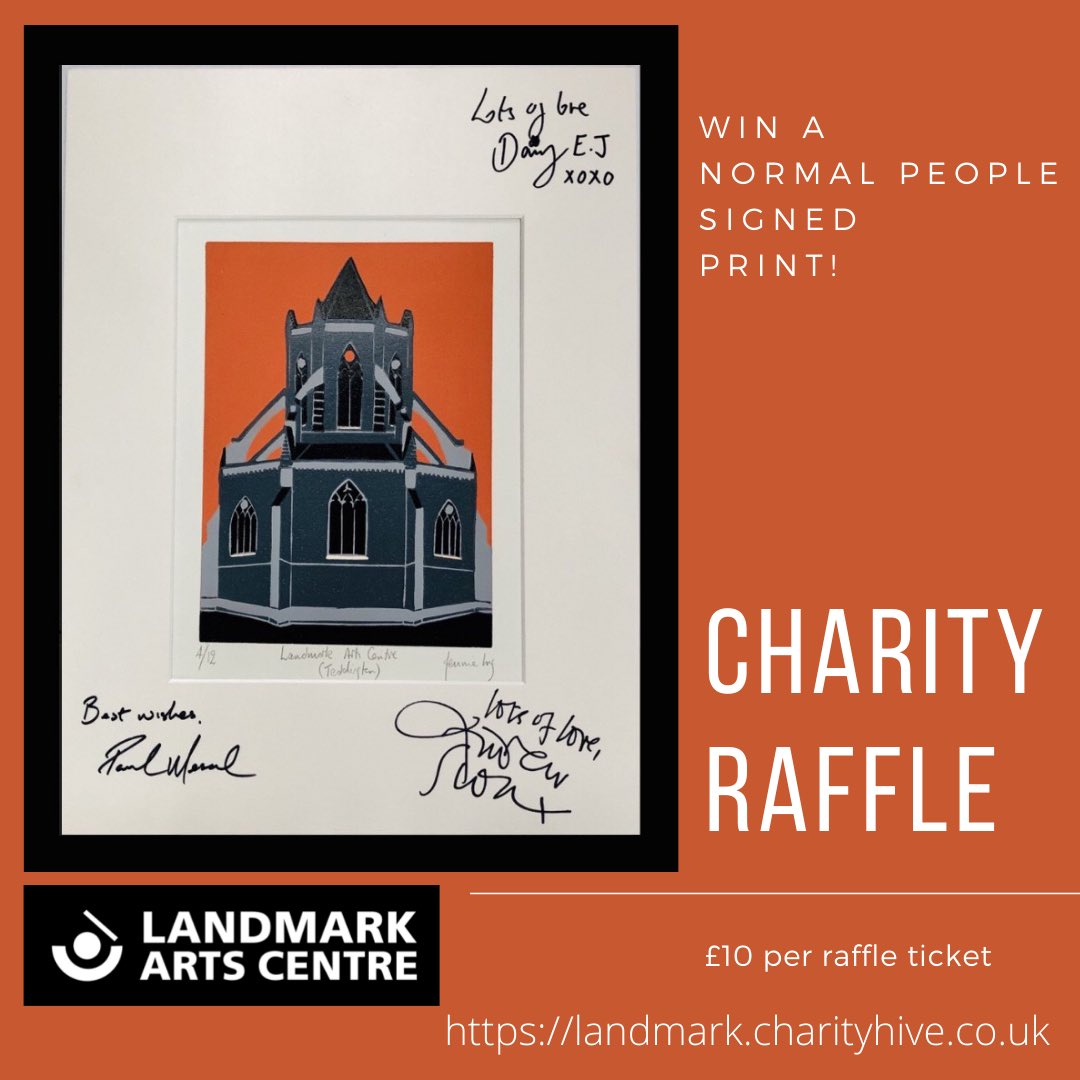 LandmarkArts's tweet image. Opening today at 1 pm for the whole weekend! The @normalpeople @fleabag signed print also on display to enter our #fundraising #draw 😀@mescal_paul @DaisyEdgarJones @andrwscttonline @jennie_ing @TeddingtonNub @TWmagazines landmark.charityhive.co.uk/raffles