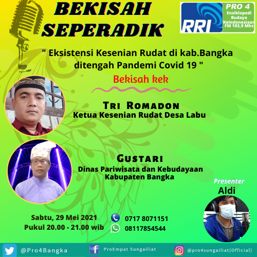 Pro4Bangka's tweet photo. Mamingan di RRI PRO4 SUNGAILIAT yuuuuk https://t.co/kpkg4m1EDu