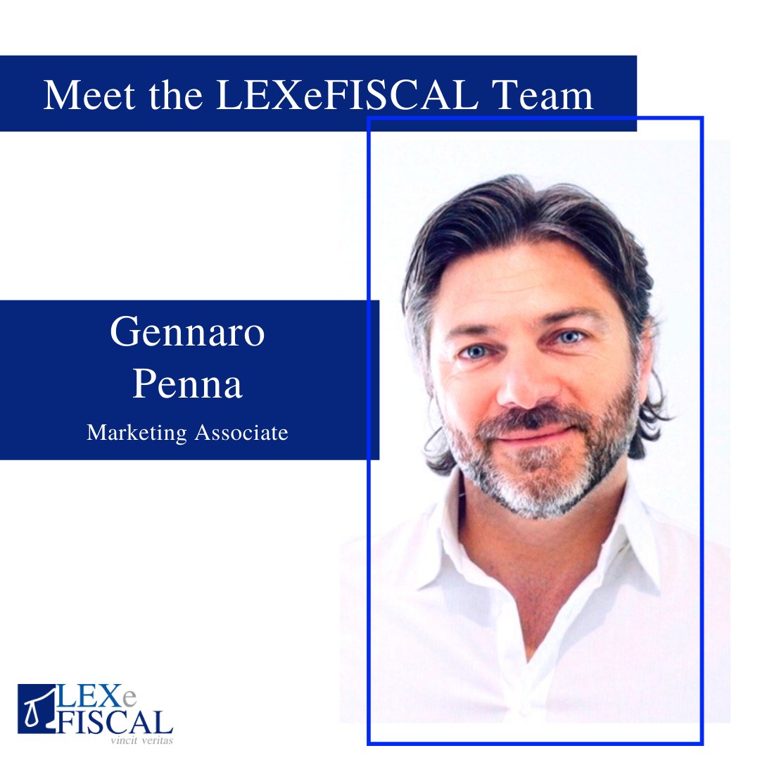 Lexefiscal's tweet photo. Marketing Associate, Gennaro Penna, manages LEXeFISCAL’s brand strategy, business growth plan &amp; marketing initiatives. Gennaro has helped to position LEXeFISCAL as a market leader in the tax law sector in recent years.
Learn more about Gennaro here: https://t.co/dQj0GTbLSI https://t.co/8BbsqSVVmm
