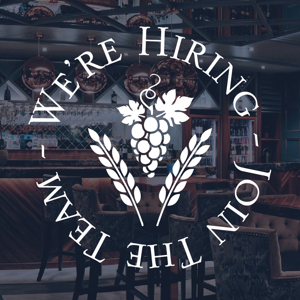 We're hiring... Thanks to the wonderful response to our reopening we're looking to recruit new bar staff to join the team. Full time and part time positions available. Please email your CV and covering letter to careers@grapeandgrain.wine 
#jobs #grapeandgrain #aberdeen